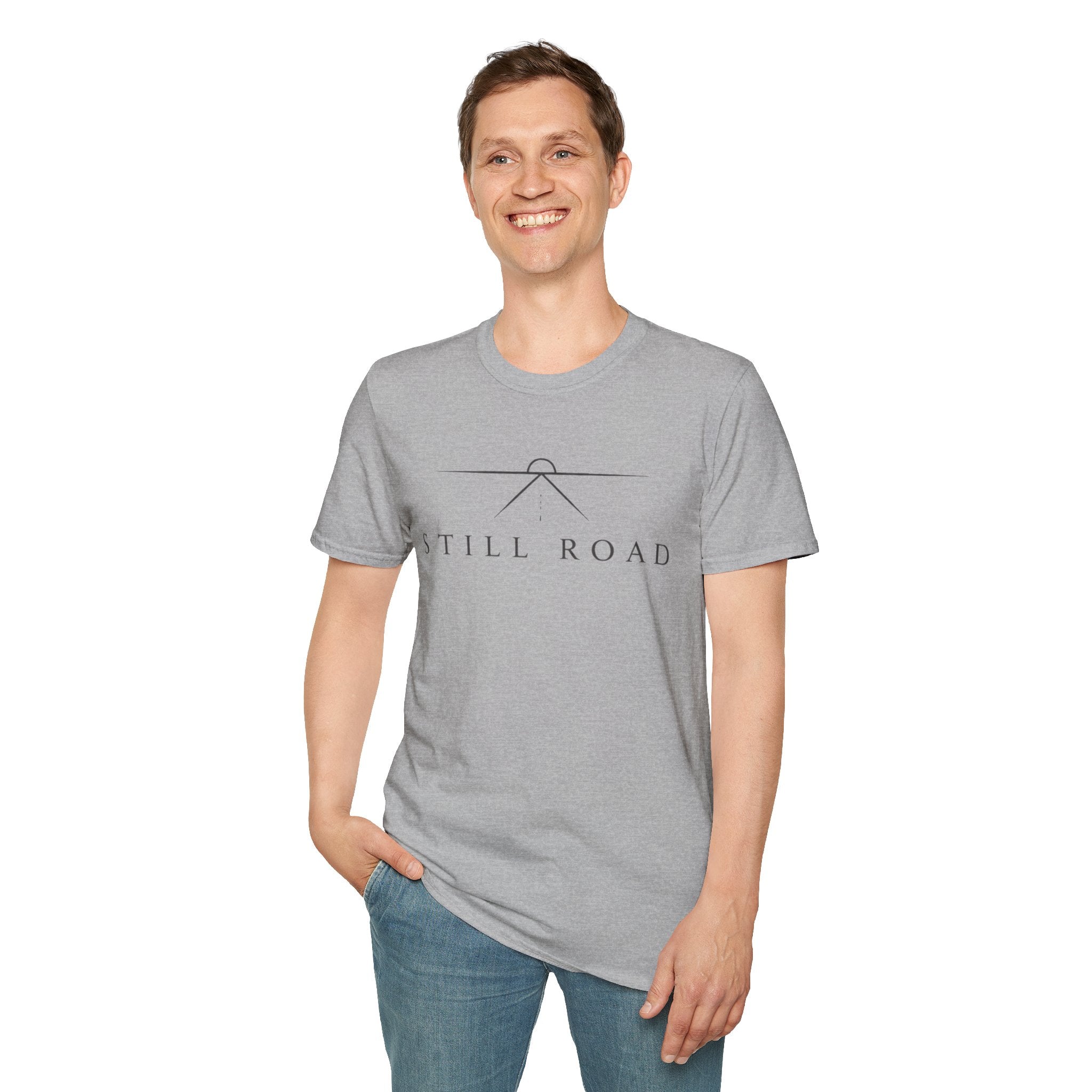 Still Road Motorcycle graphic T-Shirt