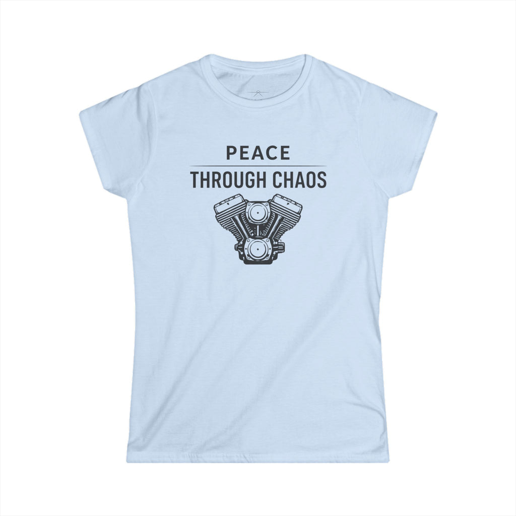 Peace chaos women's T-shirt