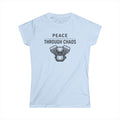 Peace chaos women's T-shirt