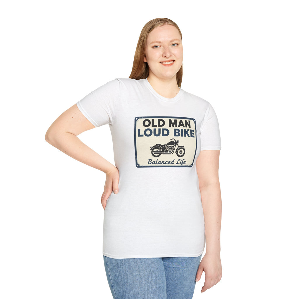 Old Man loud Bike T-Shirt
