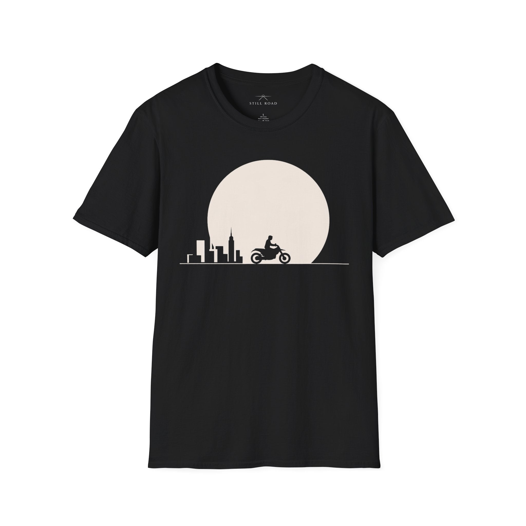 Cityscape Motorcycle T-Shirt