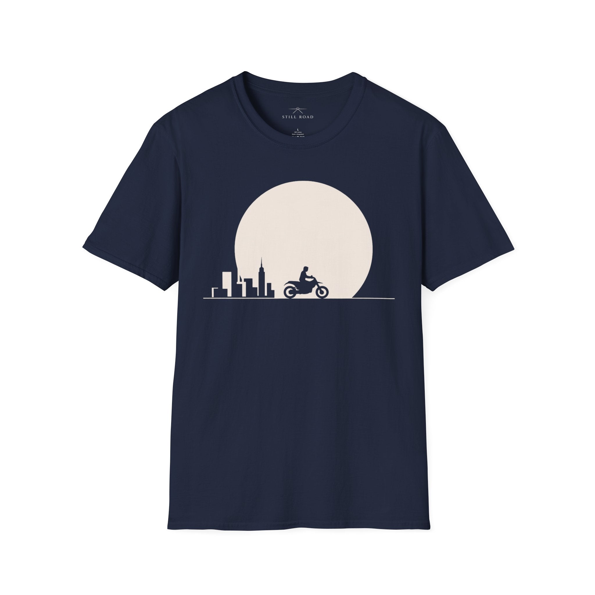 Cityscape Motorcycle T-Shirt