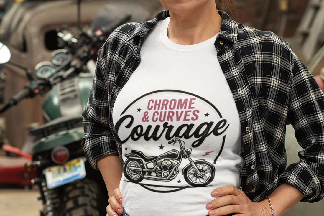 Chrome Curves Courage T-shirt