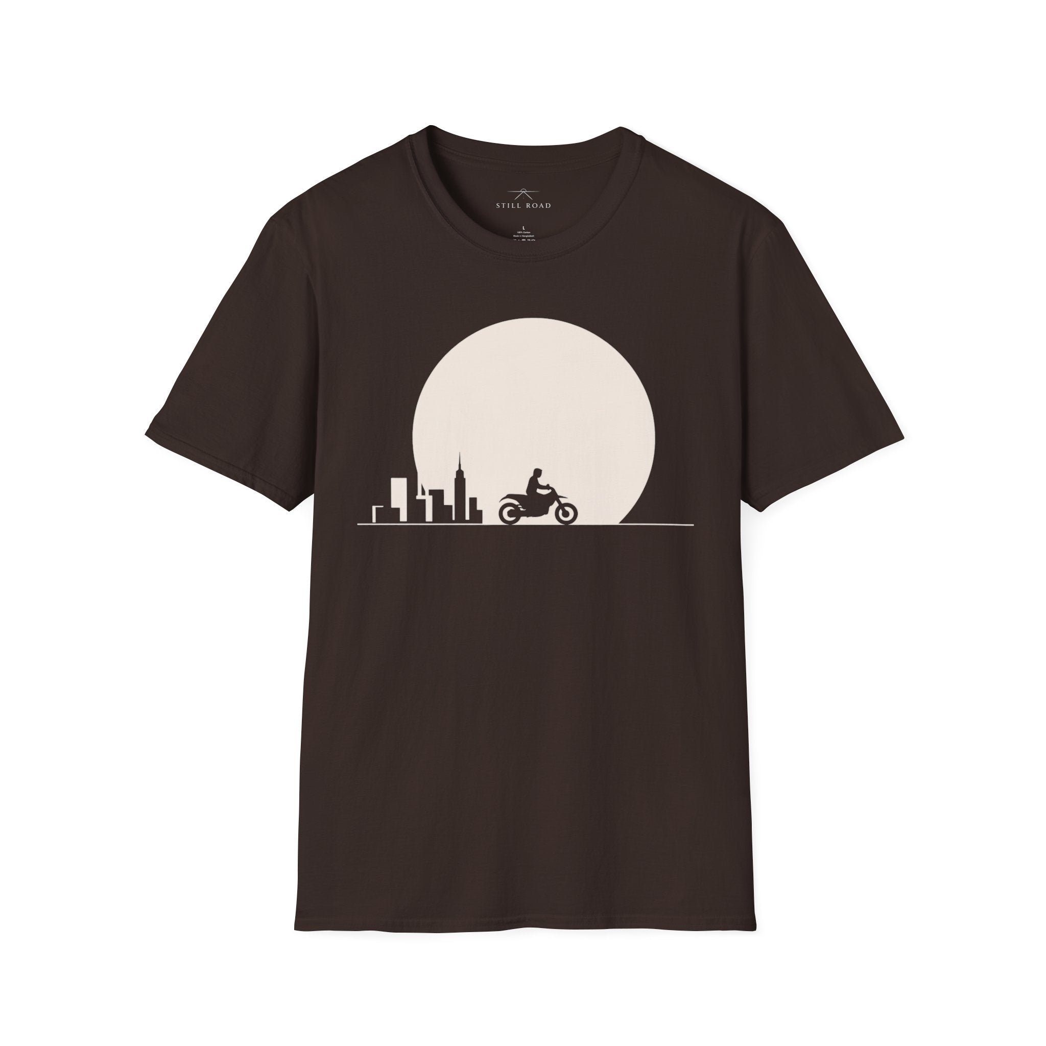 Cityscape Motorcycle T-Shirt