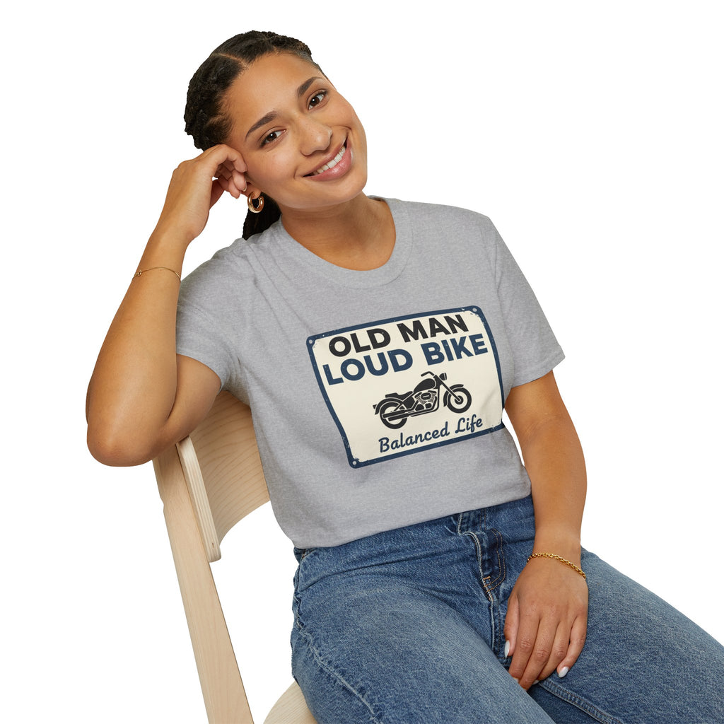 Old Man loud Bike T-Shirt