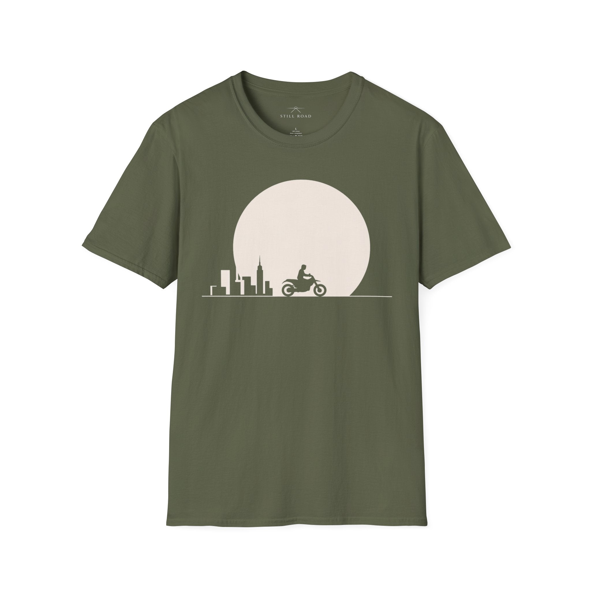 Cityscape Motorcycle T-Shirt