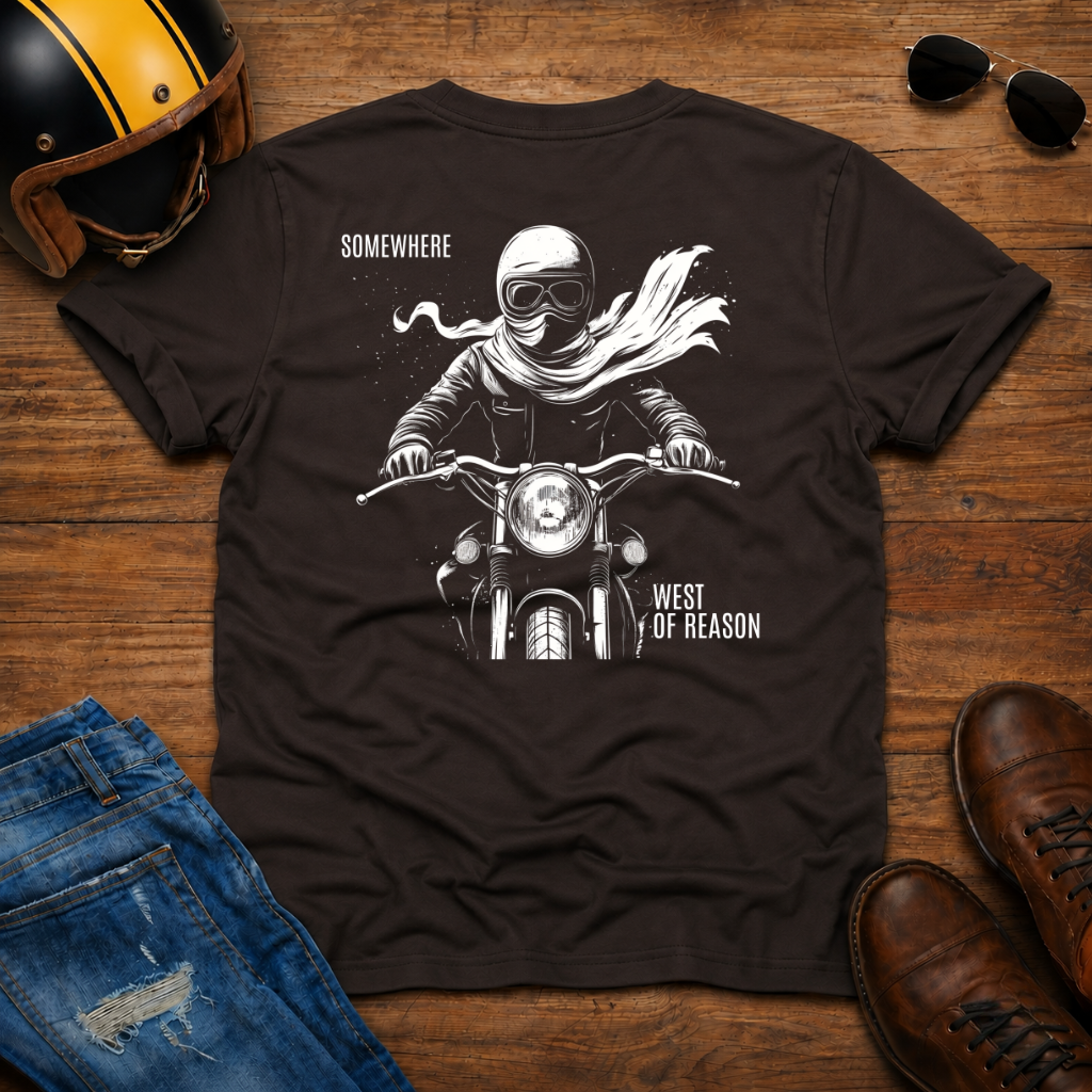Somewhere West of Reason Back Print T-Shirt