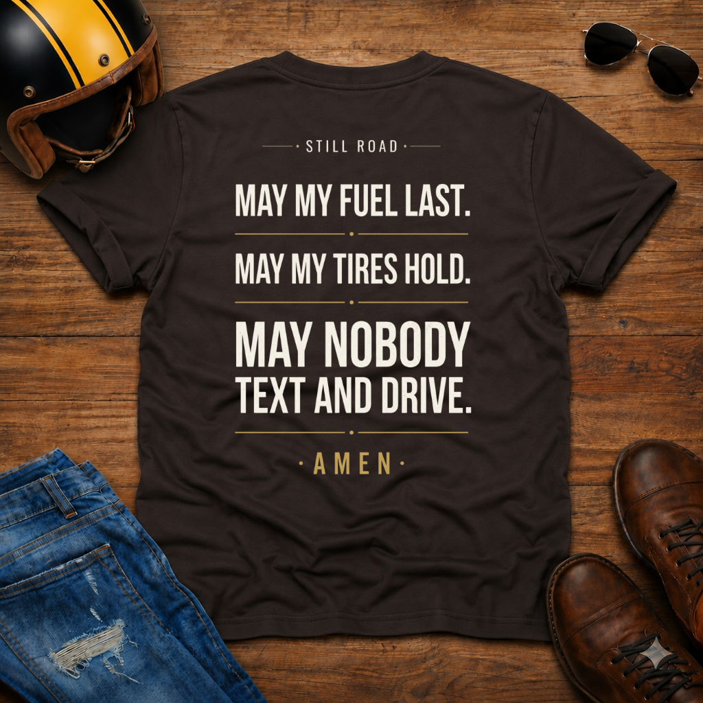 A Rider's Prayer (Back Print) T-Shirt