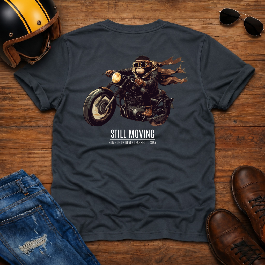 Still Moving (Back Print) T-Shirt