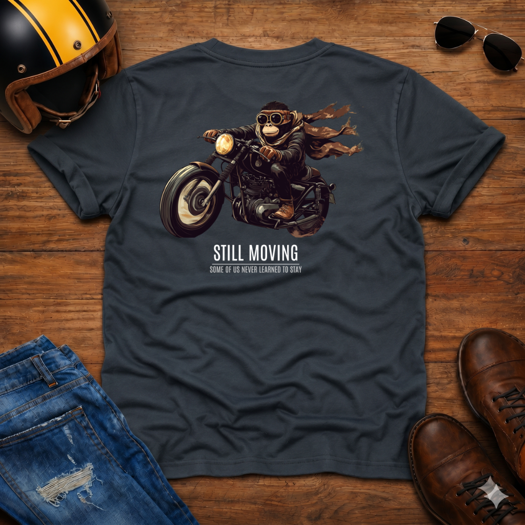 Still Moving (Back Print) T-Shirt