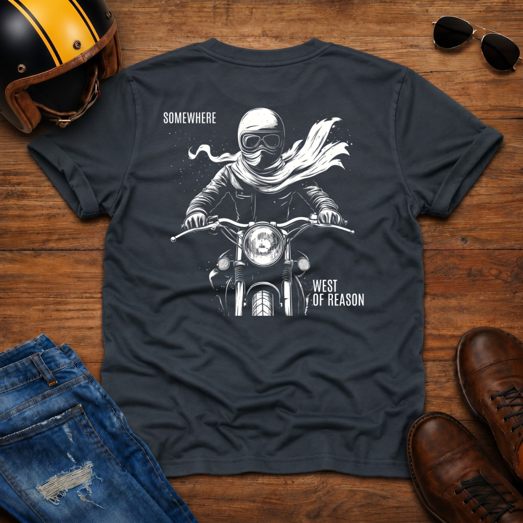 Somewhere West of Reason Back Print T-Shirt