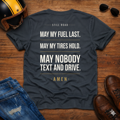 A Rider's Prayer (Back Print) T-Shirt