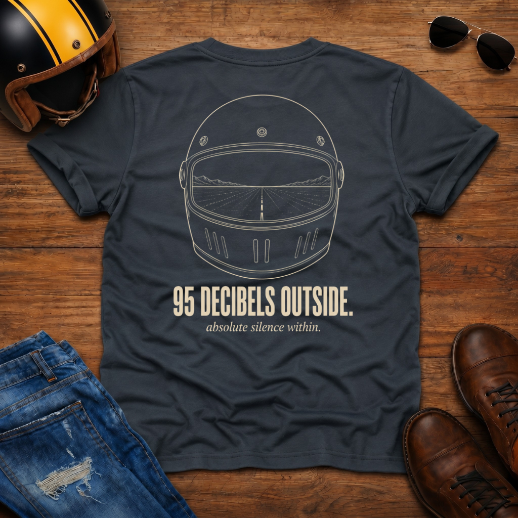 95 Decibels (Back Print) T-Shirt