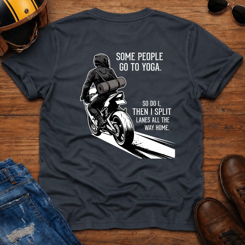 Yoga Rider Back Print T-Shirt