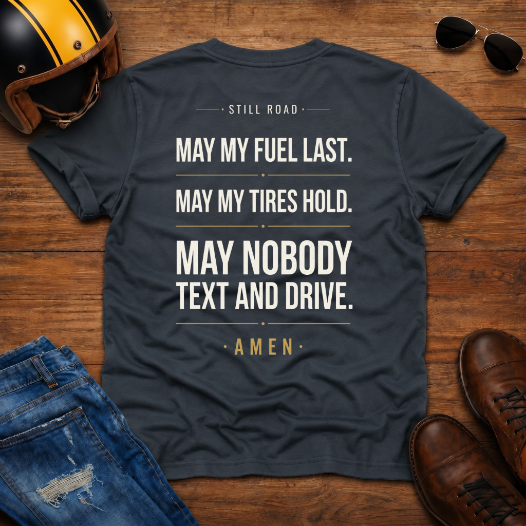 A Rider's Prayer (Back Print) T-Shirt