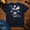 Monk Rider Back Print T-Shirt