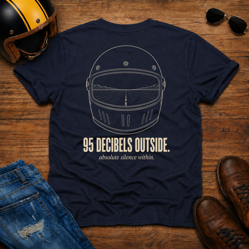 95 Decibels (Back Print) T-Shirt