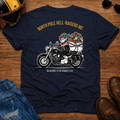 North Pole Hell-Raisers MC Back Print Motorcycle T-Shirt