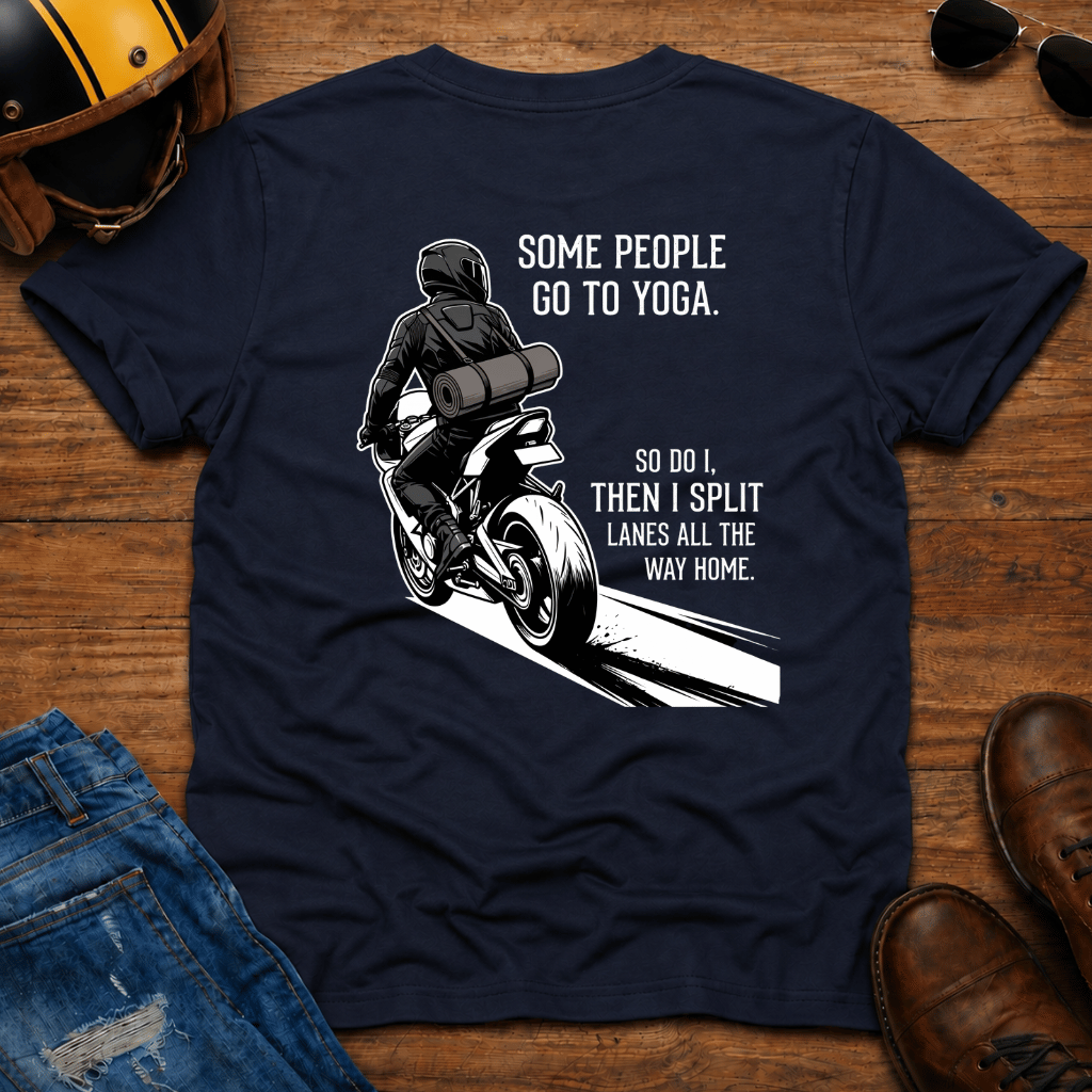 Yoga Rider Back Print T-Shirt