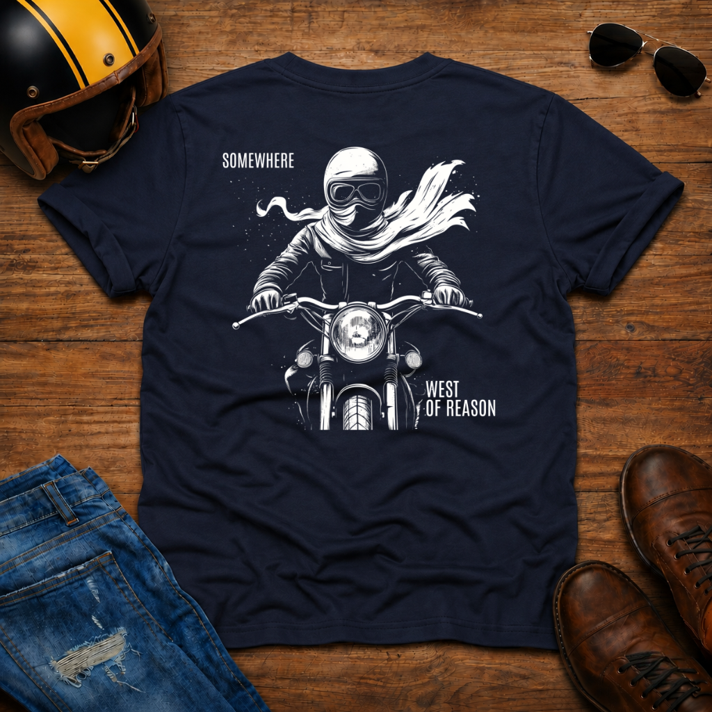 Somewhere West of Reason Back Print T-Shirt