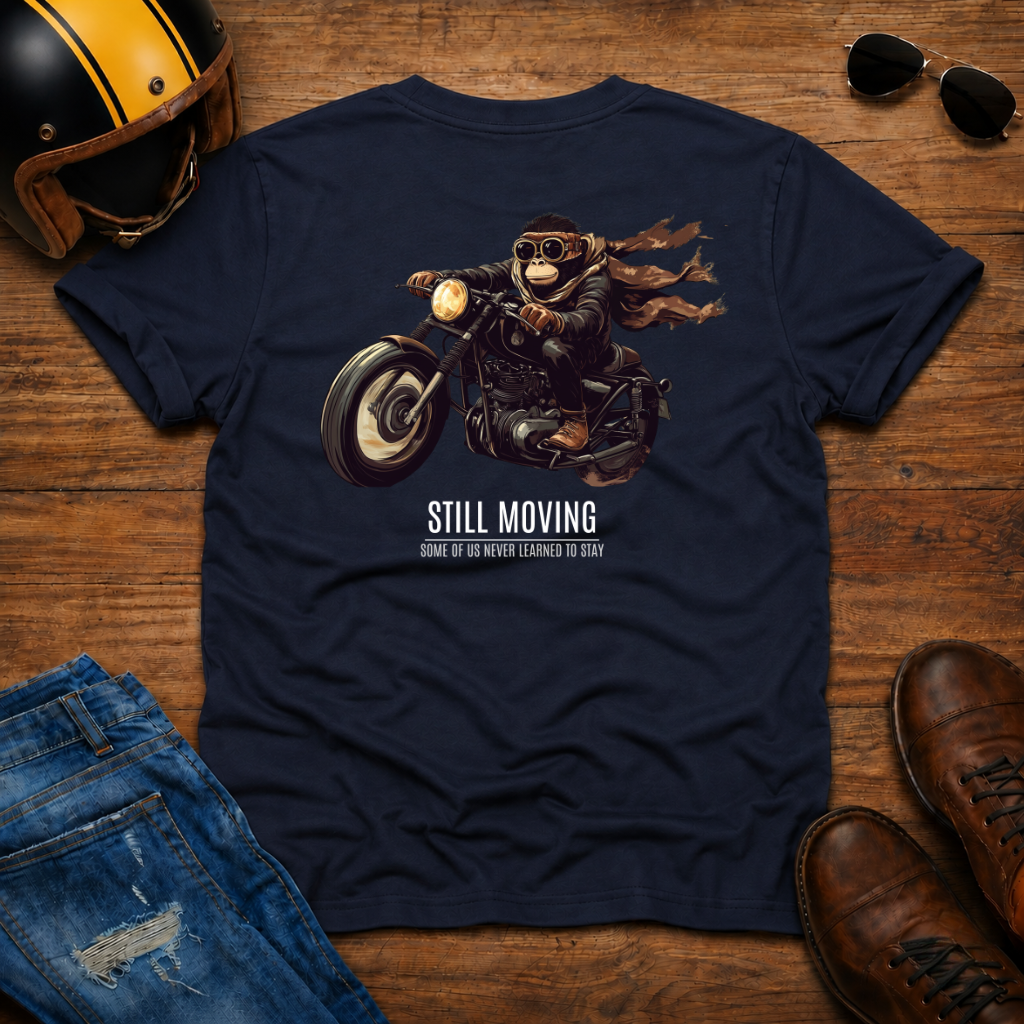 Still Moving (Back Print) T-Shirt