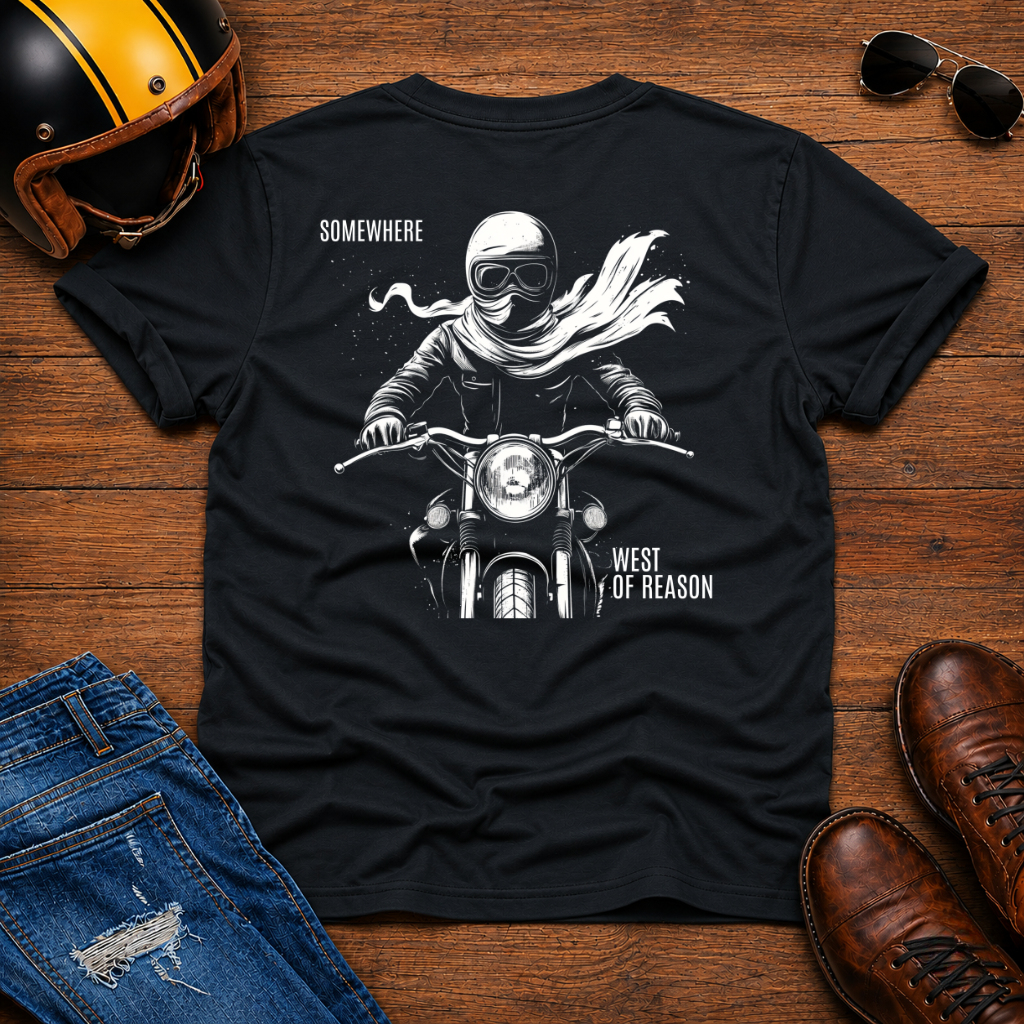 Somewhere West of Reason Back Print T-Shirt