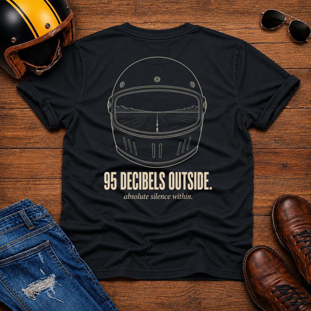 95 Decibels (Back Print) T-Shirt