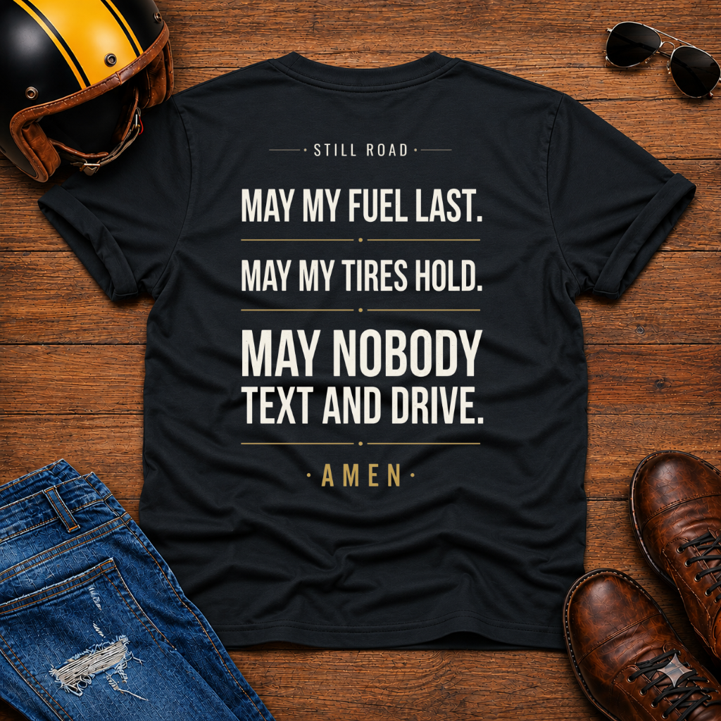 A Rider's Prayer (Back Print) T-Shirt