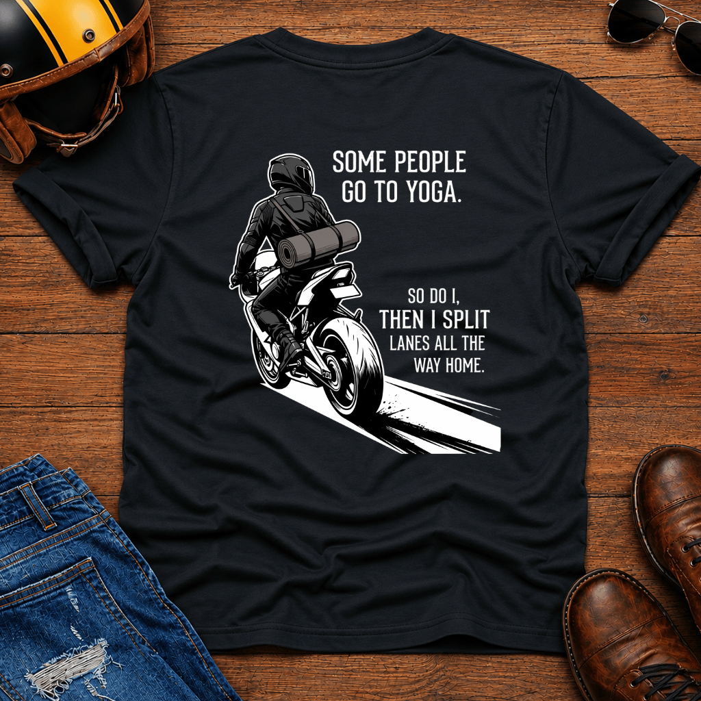 Yoga Rider Back Print T-Shirt