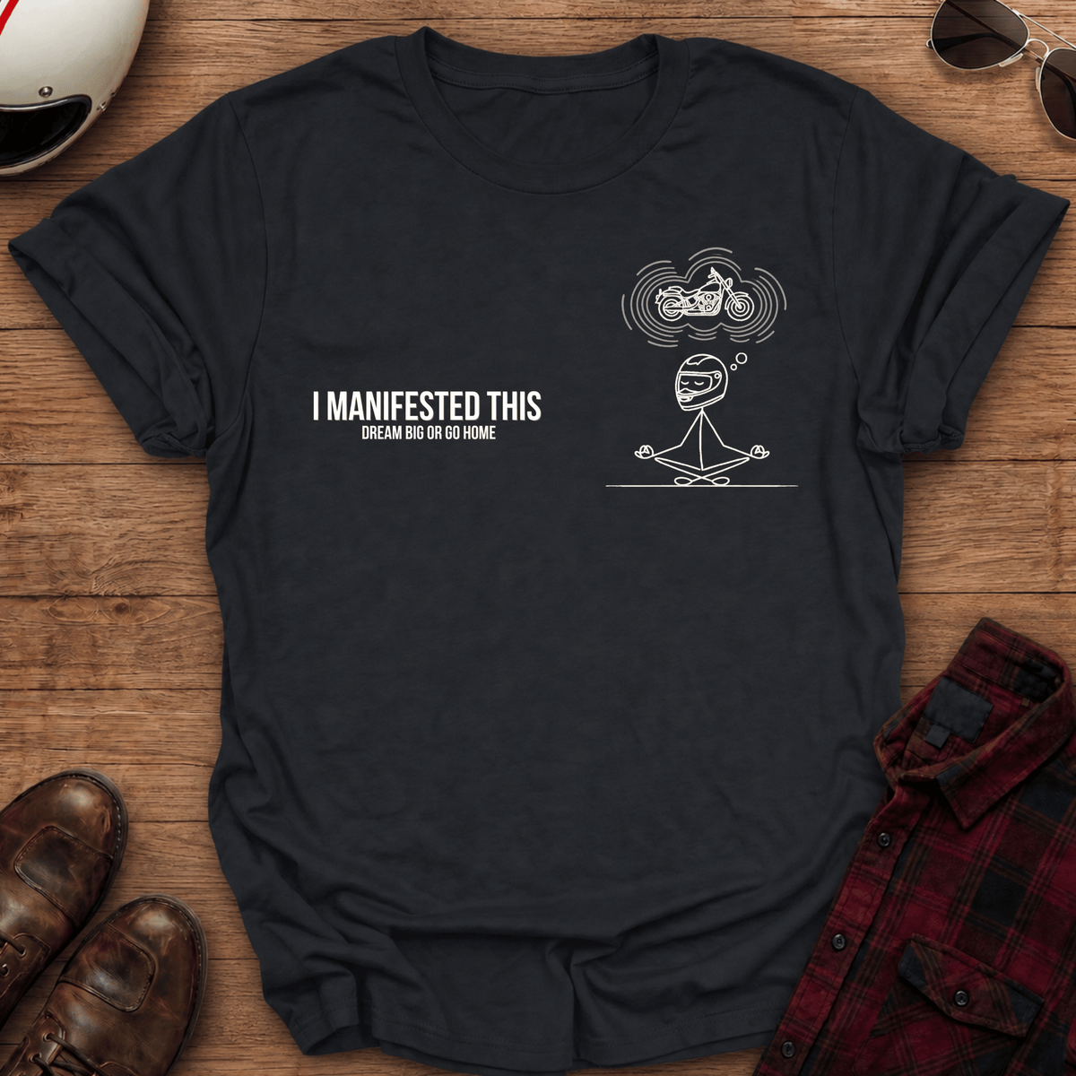 Manifestation Motorcycle T-Shirt