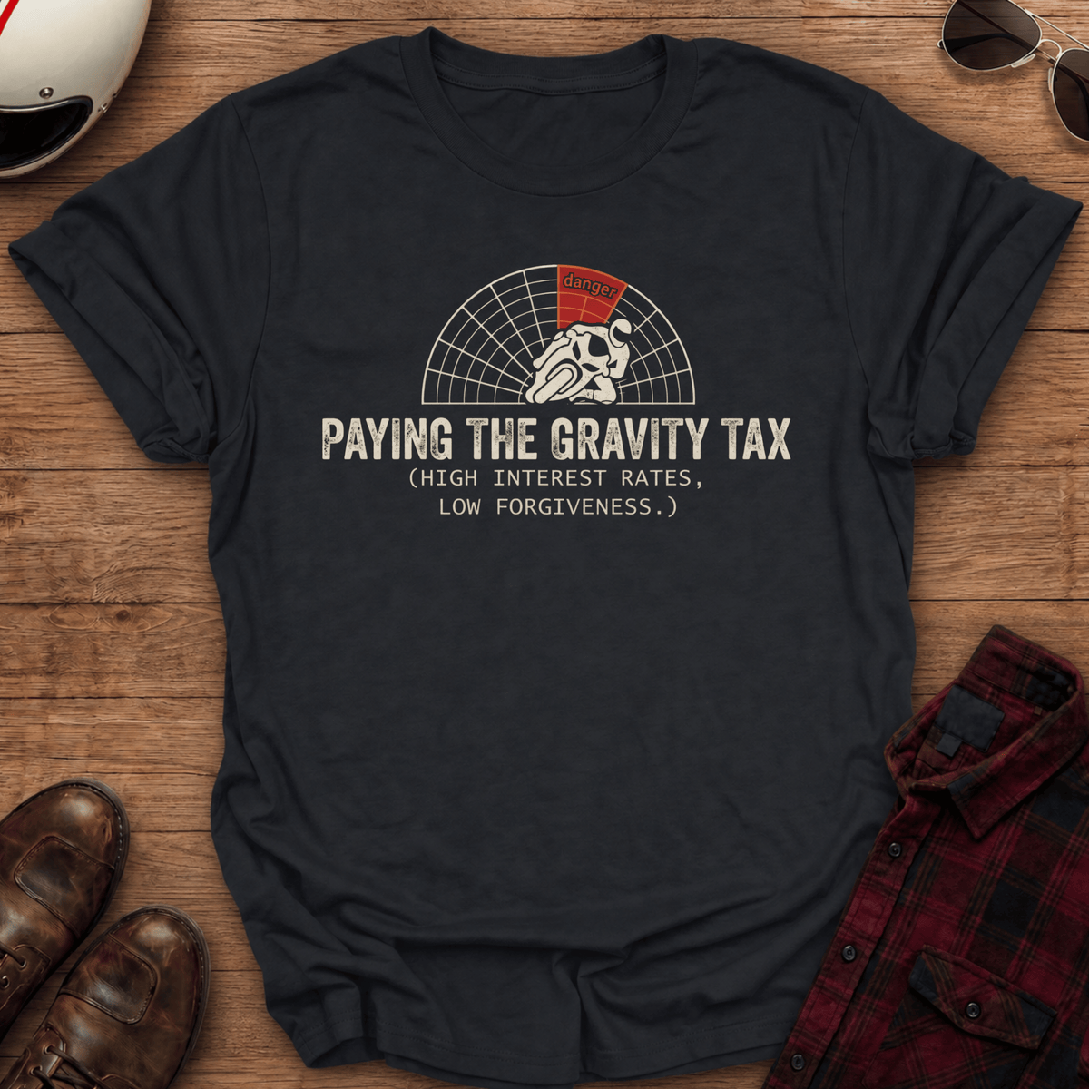 Gravity Tax Motorcycle T-Shirt