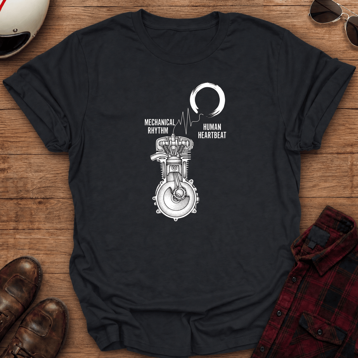 Mechanical Rhythm Motorcycle T-Shirt