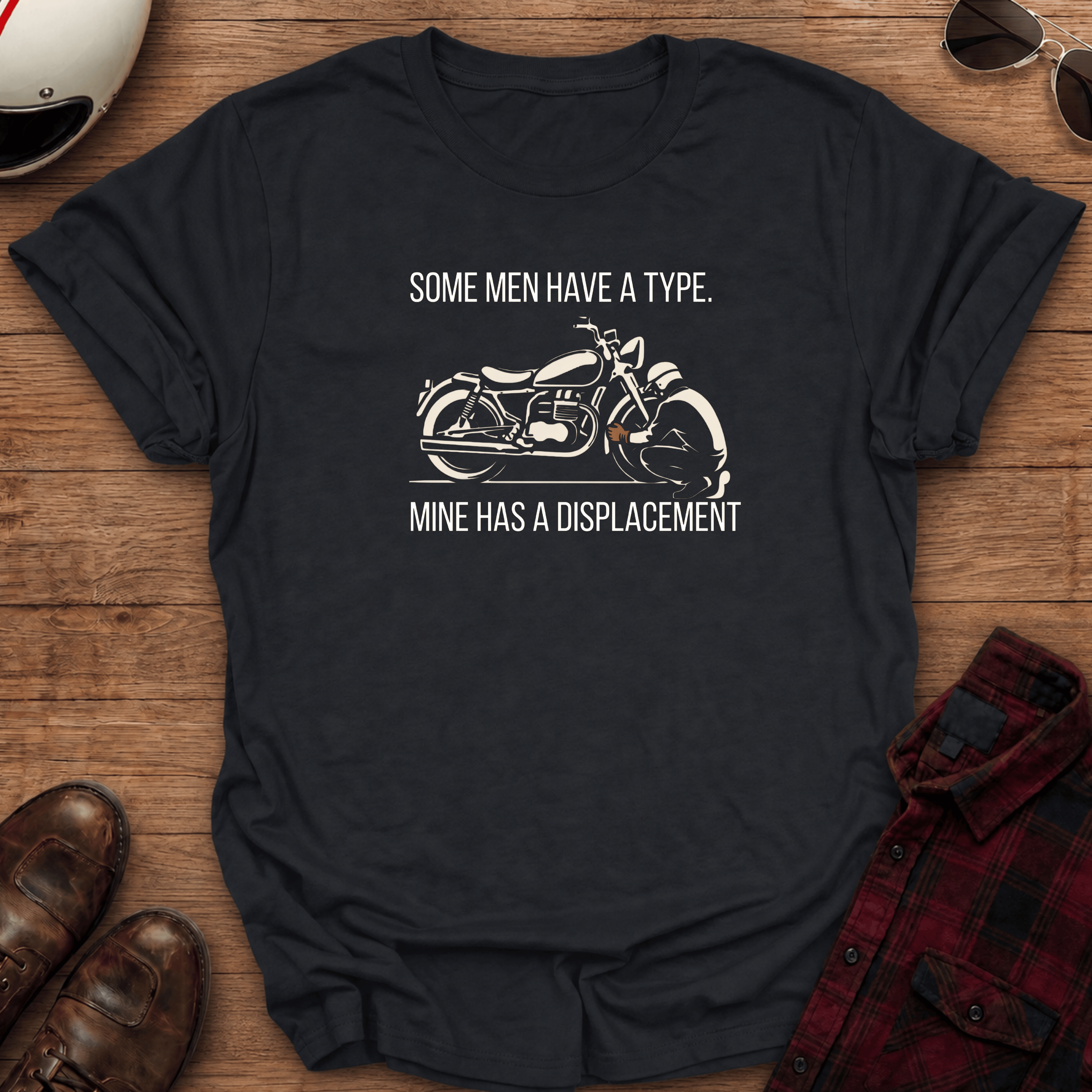 Displacement Motorcycle T-Shirt