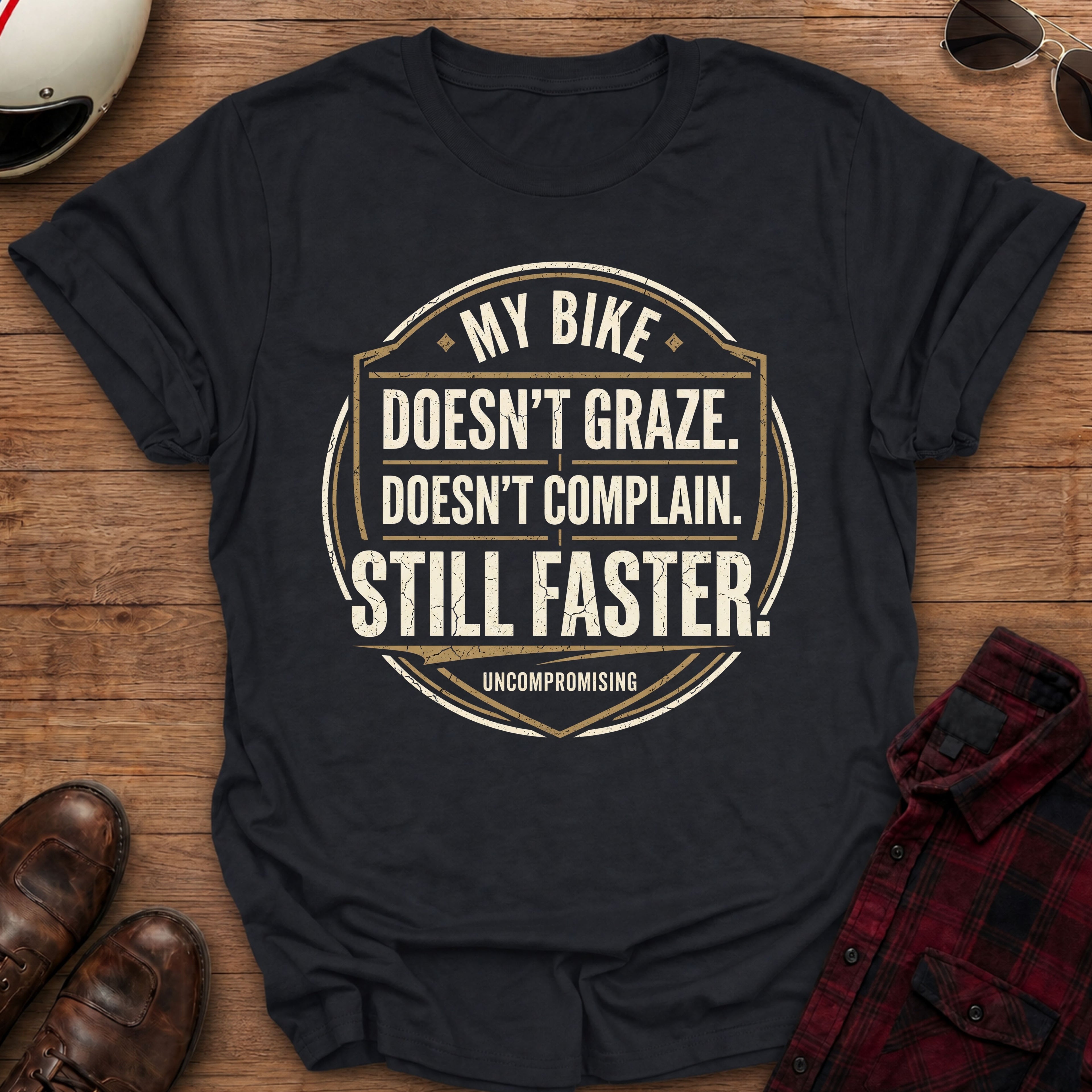Doesn't Graze Motorcycle T-Shirt