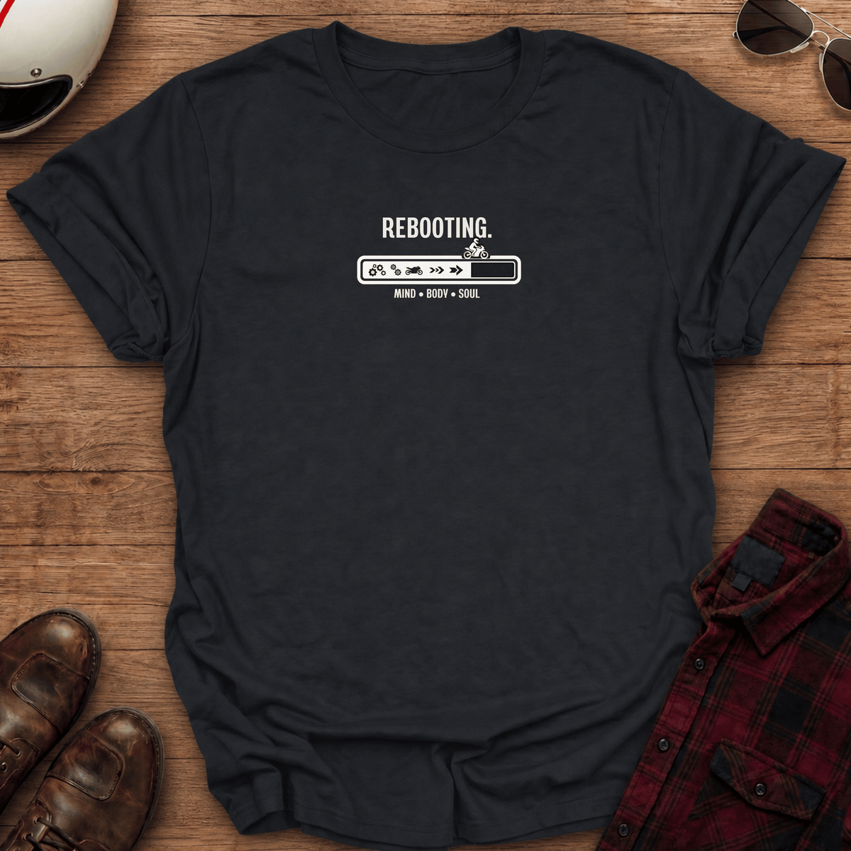 Rebooting Motorcycle T-Shirt