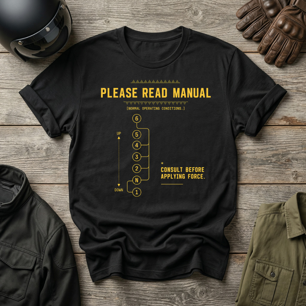 Manual Motorcycle T-Shirt