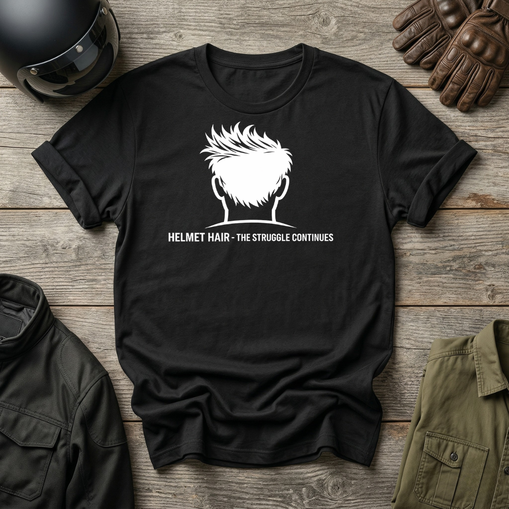 Helmet Hair T-Shirt