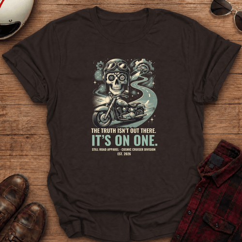 Cosmic Cruiser Motorcycle T-Shirt