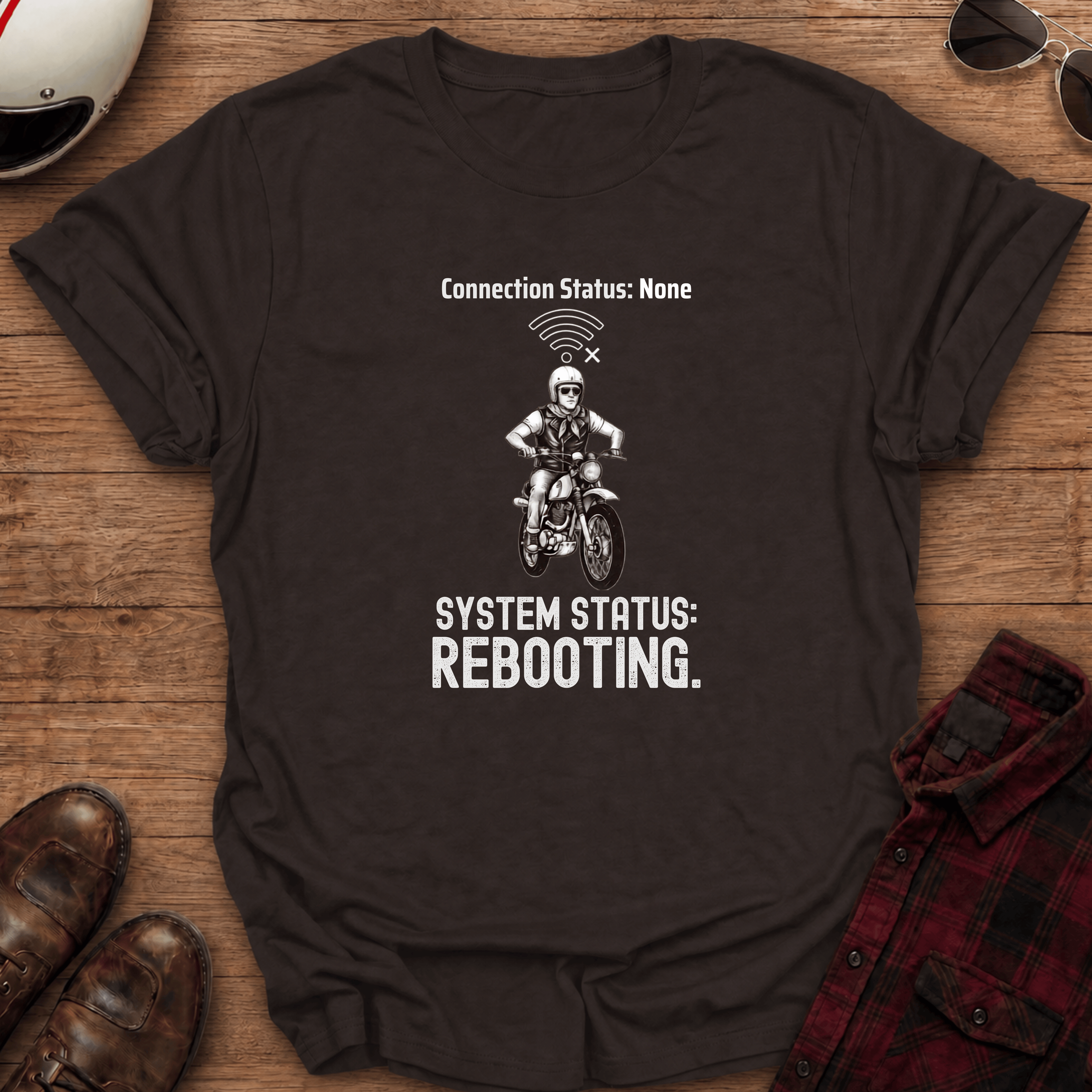 Rebooting Motorcycle T-Shirt