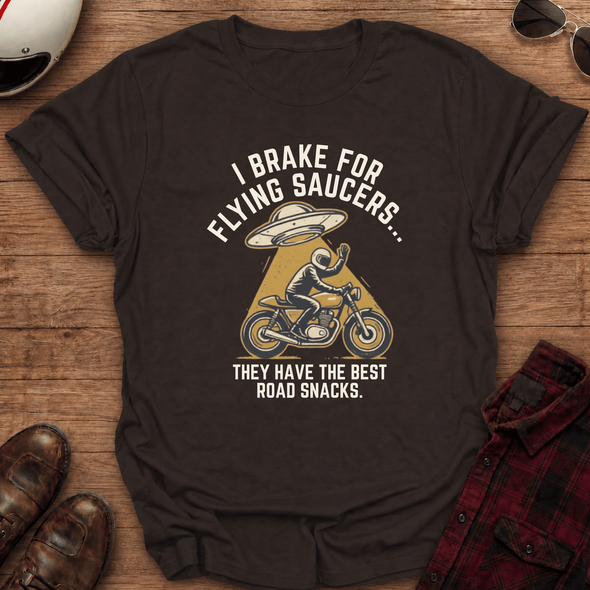 Road Snacks Motorcycle T-Shirt