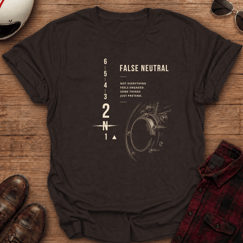 False Neutral Motorcycle T-Shirt