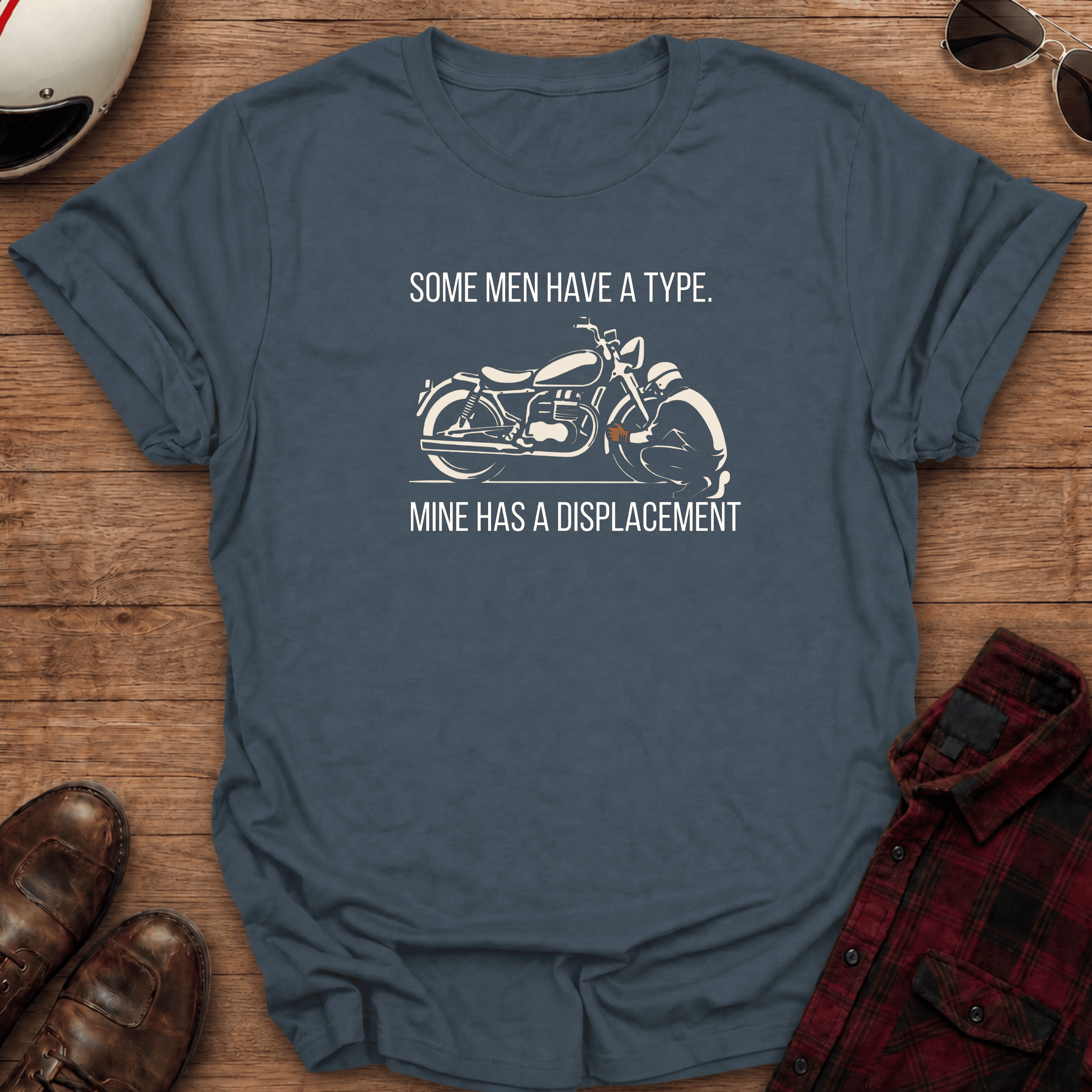 Displacement Motorcycle T-Shirt