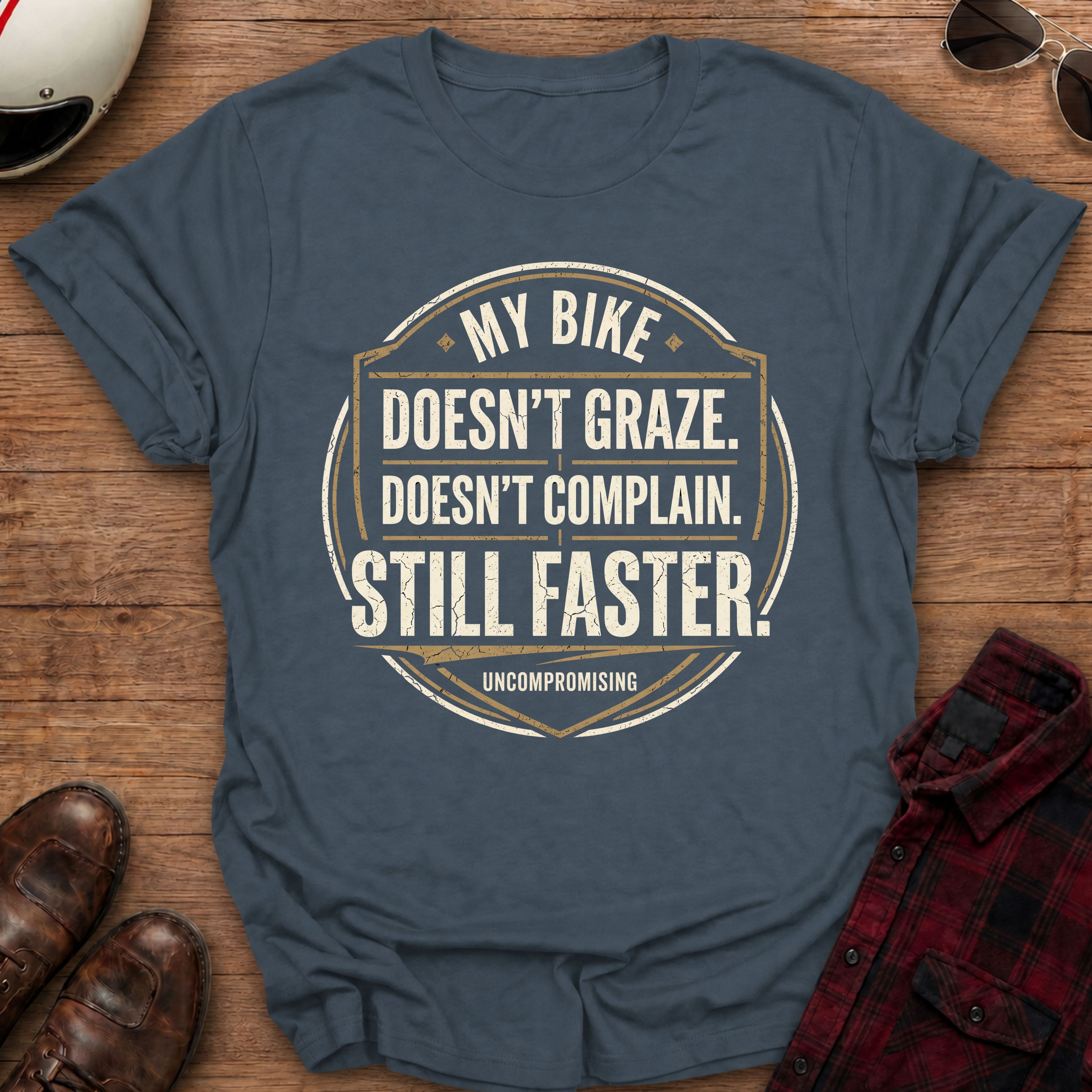 Doesn't Graze Motorcycle T-Shirt