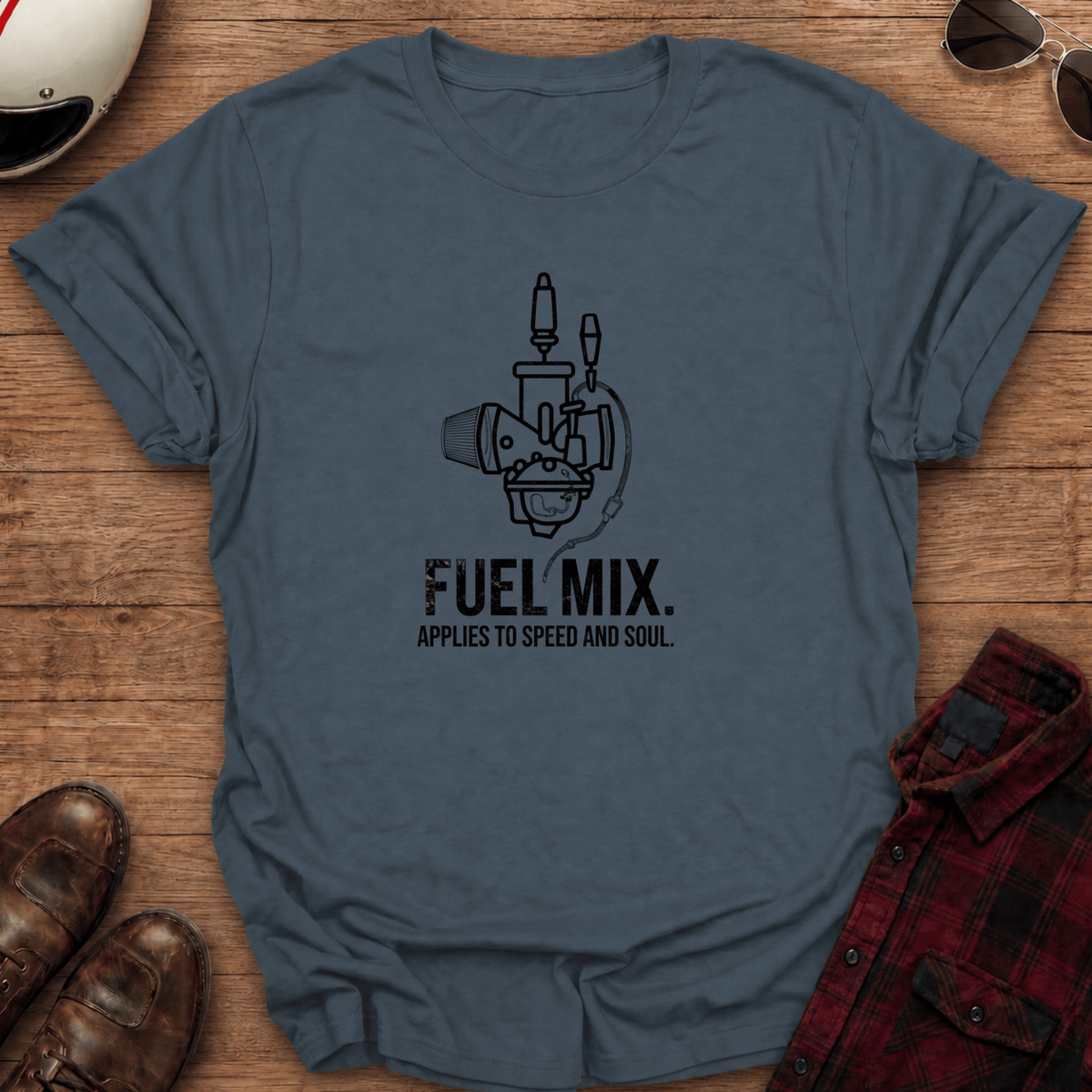 Fuel Mix Motorcycle T-Shirt