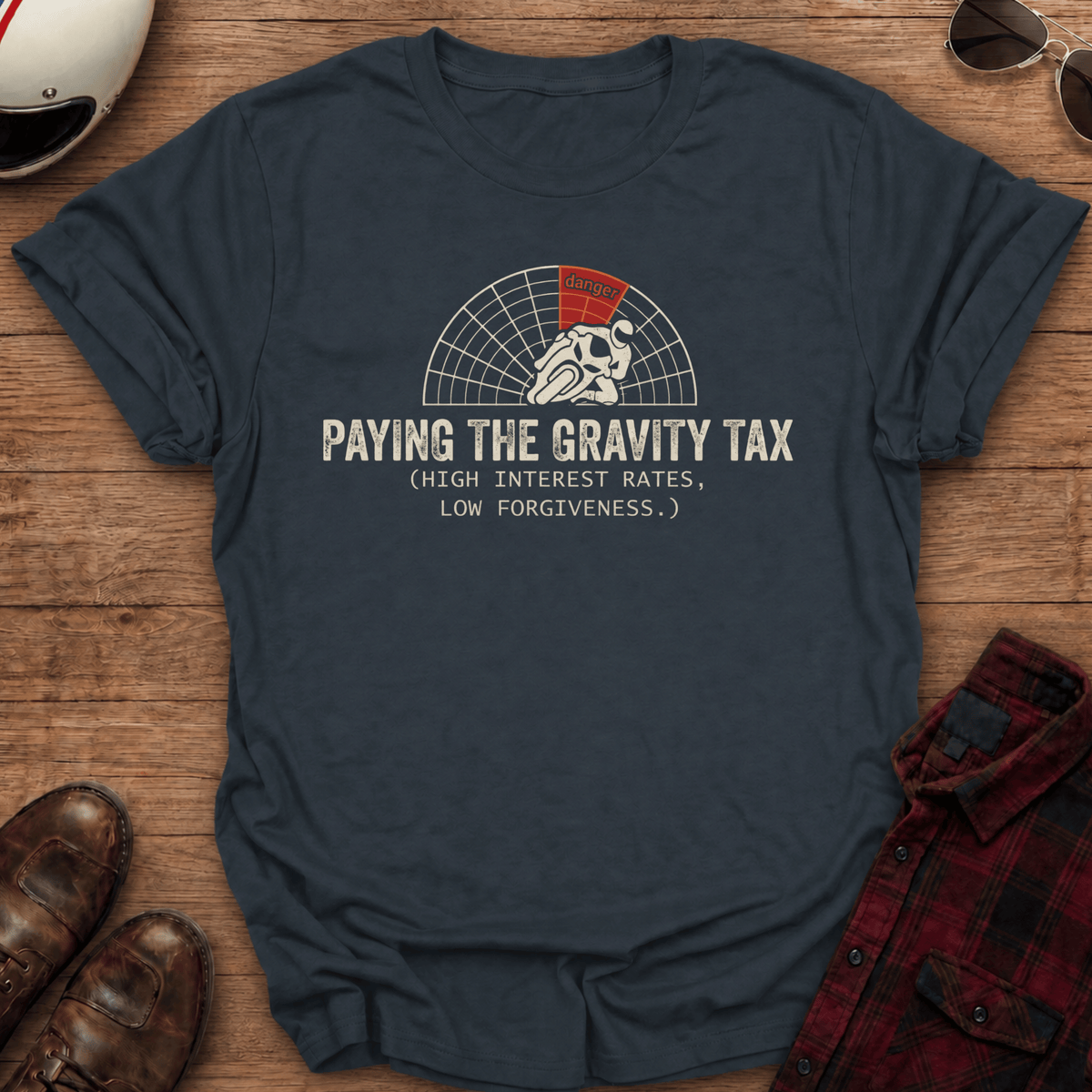 Gravity Tax Motorcycle T-Shirt