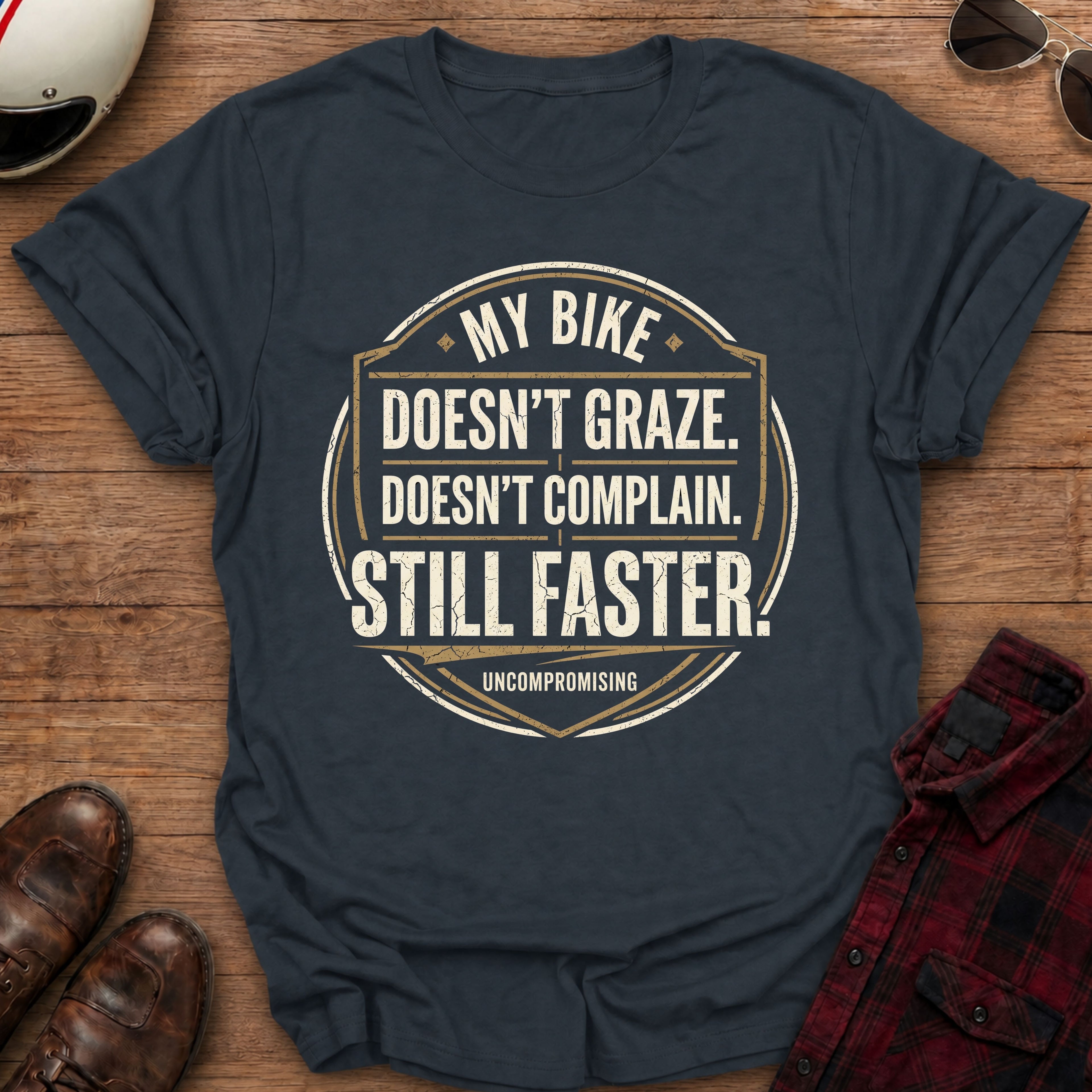 Doesn't Graze Motorcycle T-Shirt