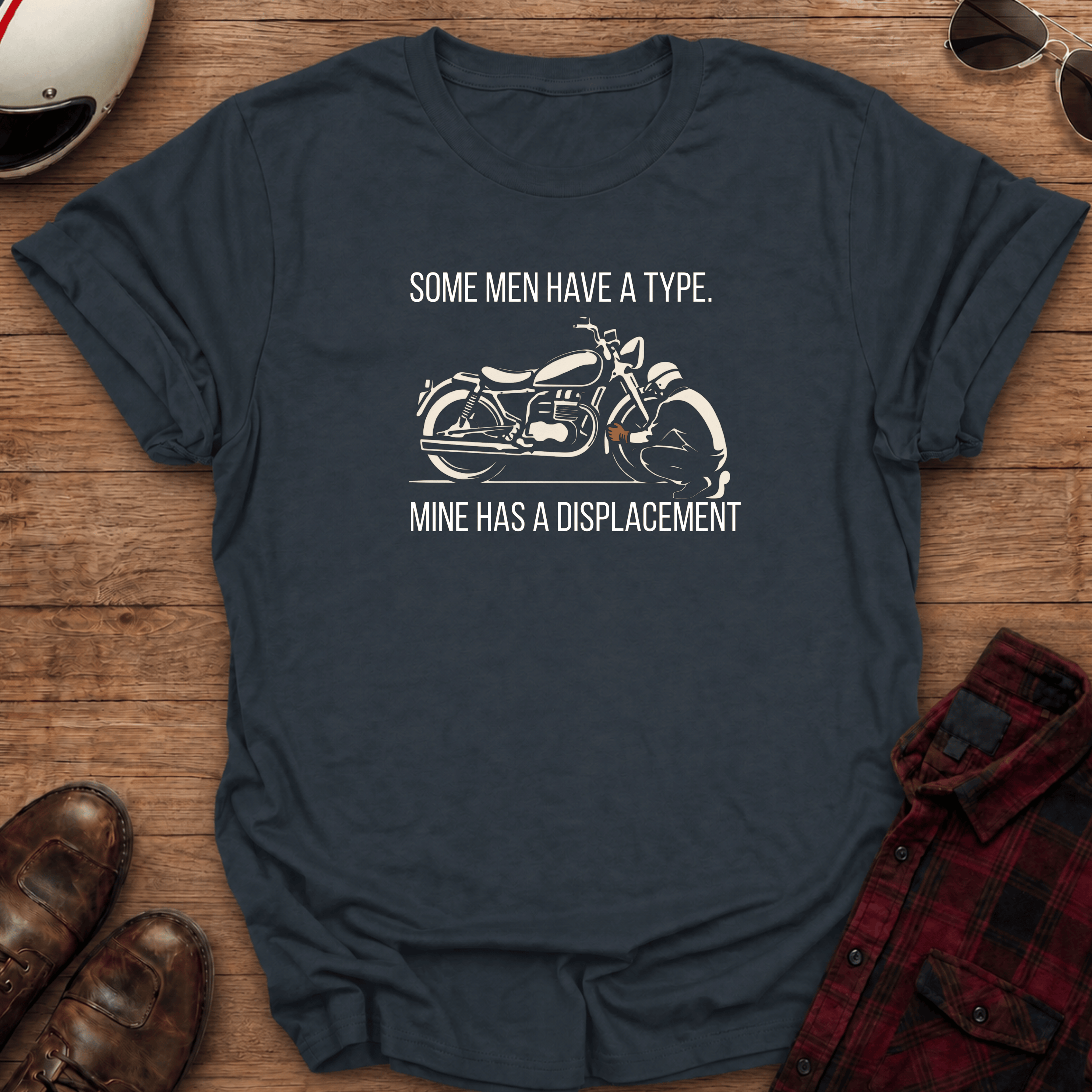 Displacement Motorcycle T-Shirt