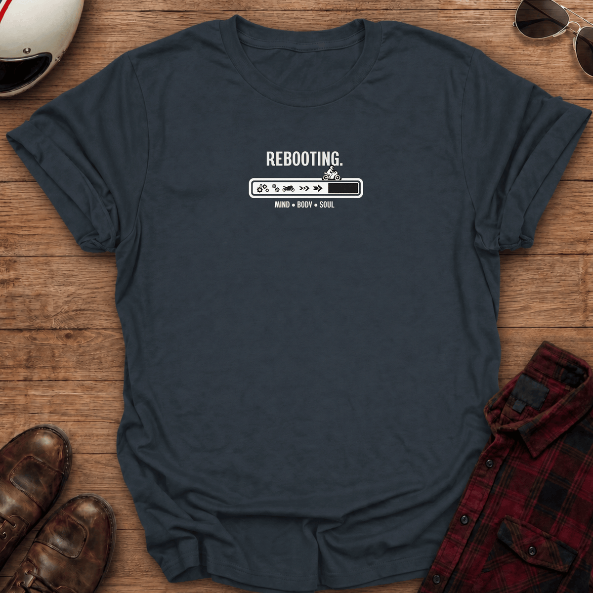 Rebooting Motorcycle T-Shirt