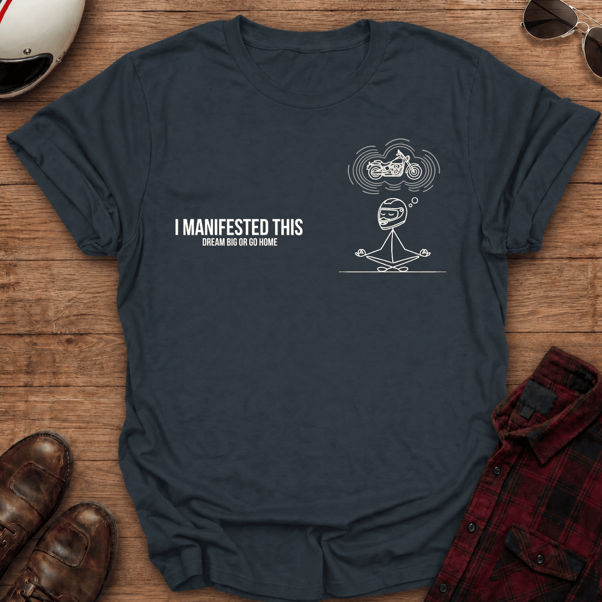Manifestation Motorcycle T-Shirt