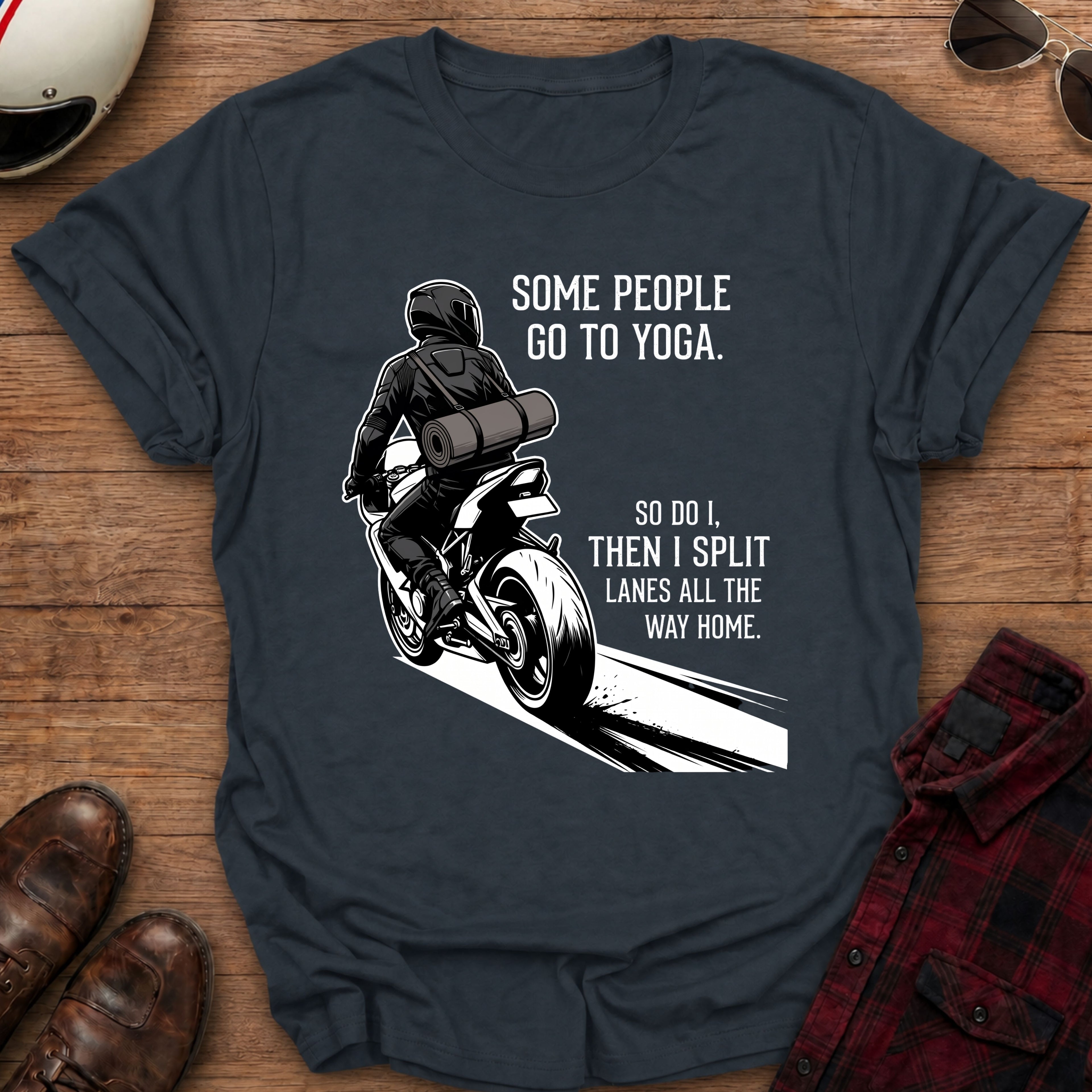 Yoga Motorcycle T-Shirt